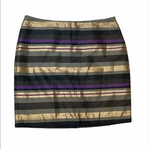 Banana Republic A-Line Striped Skirt Size 4